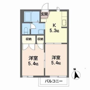 フラッツケイワ 205号室