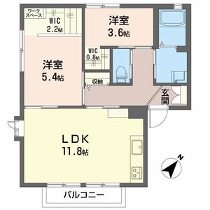 ヴィラージュ冠Ⅰ 901号室