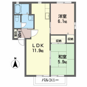 グラン・シャルムＢ 201号室