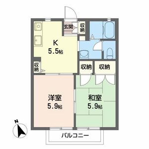 ドミール南光台 202号室