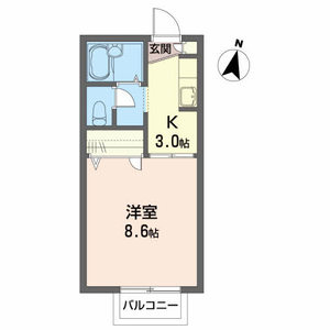 イーストパレスＢ 201号室