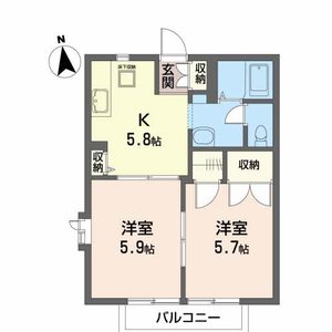 グランシャリオⅠ 201号室