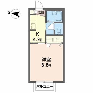 Ｋａｌｍｉａ　Ｐａｌａｃｅ　Ａ 207号室