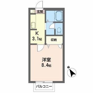 ドゥジェームコートヤマダ 202号室