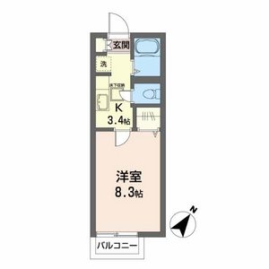 タートルヒルズＢ 102号室