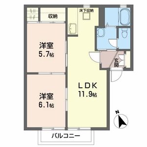 ラルジュ・コートⅠ 102号-13