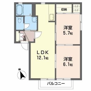 ラルジュ・コートⅠ 201号-2