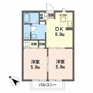 ディアスヒルⅠ 102号室