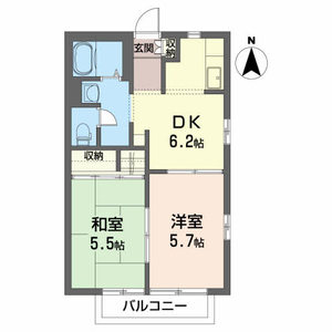 フルハウスⅢ 202号室