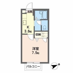 クレール香詩夢 206号室