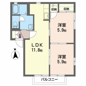 グランドゥールⅢ 202号室