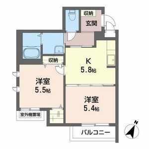 シャーメゾン砂押 202号室
