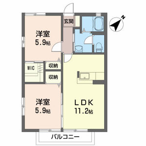 ディアス・パシアンＢ 201号室