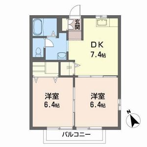 リバティーハウスＢ 202号室