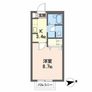 広瀬川ハイムＡ 205号室