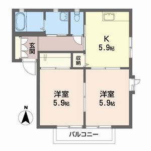 パス・カリーニョＡ 202号室