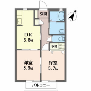 タウンコート木村 202号室