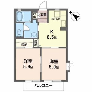 ディアコートタウンⅡ 103号-4