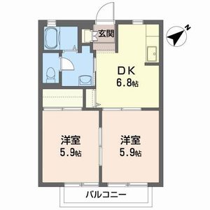 ディアコートタウンⅢ 202号-16