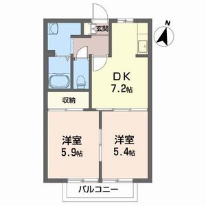 プロンティ袋原Ⅳ 202号室