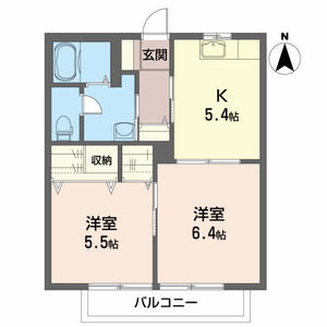 シュッテン・アンスバッハＣ 202号室