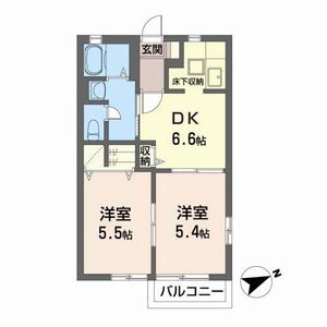 アビタシオン・ボヌールⅡ 203号室