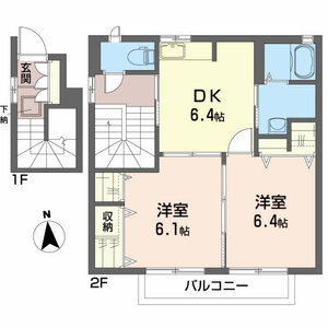 Ｖｉｖｒｅ　Ｃ 202号室