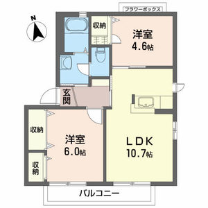 シャーメゾンＫＡＴＯⅡ 202号室