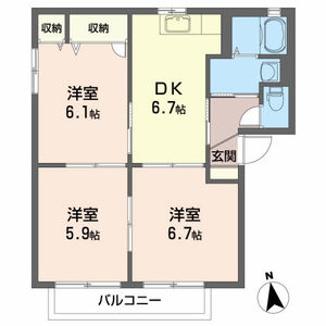 クレアールＣ 201号-6