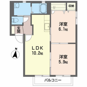 サンパティオＡ 202号室