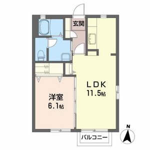 グリーン　ハーモニー・Ａ 202号室