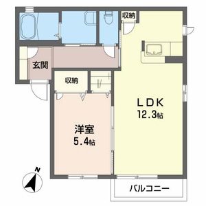 アルテールⅡ 202号室