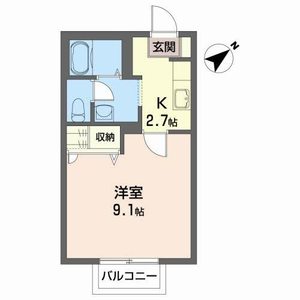 シャーメゾン黒松 202号室