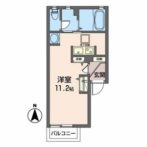 カーム連坊 202号室
