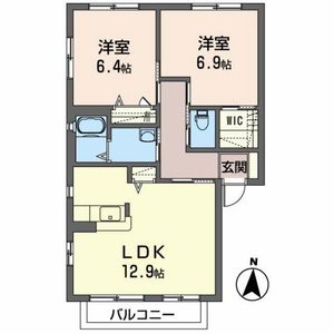 エタンアルブルＢ 201号室