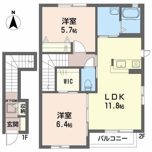 ＣＡＳＡ　Ｍａｉ　月 202号室
