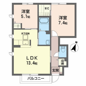 セゾン・フルールⅥ 101号室