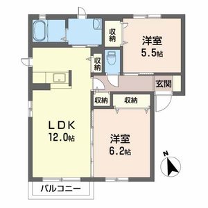 ボヌールⅡ 201号室