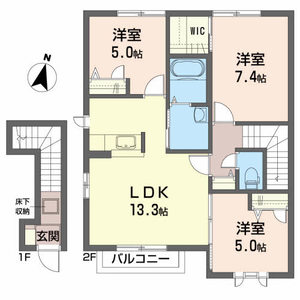 シャーメゾン　ＹＯＵ 201号室