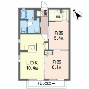 シャルマンＢ 202号室