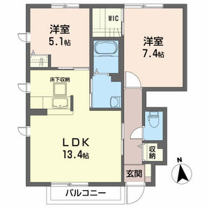 ディアス青葉・Ⅱ 101号室