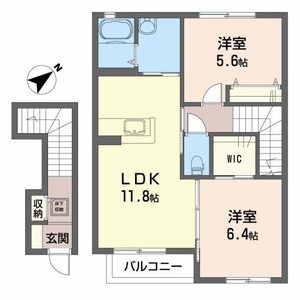パークヒルズⅢ 203号室