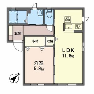 パルハイムＫ 102号室