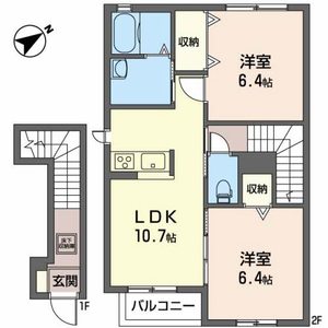 シャーメゾン菅谷台Ⅱ 201号室