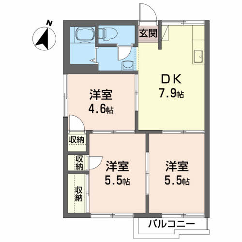 ラ・フォーレ若葉 202号-16