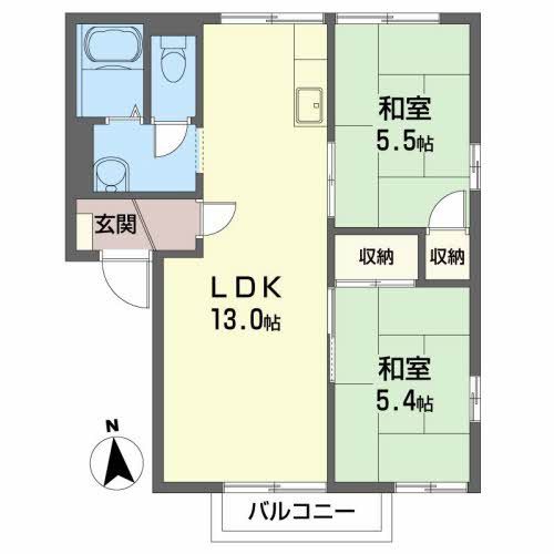 グリーンヒルズ鶴ヶ丘Ｂ102-2