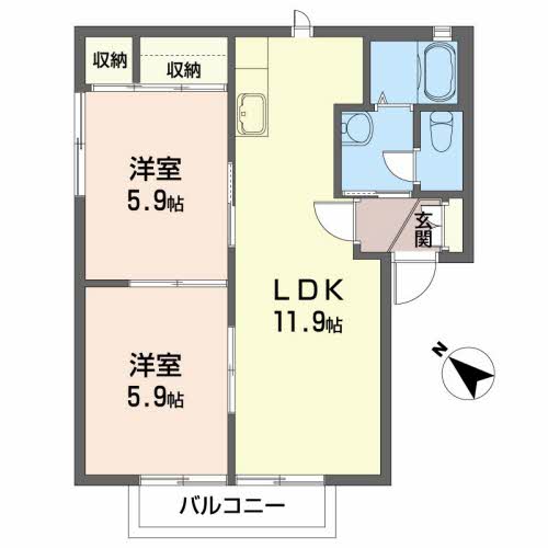ＫＭフラッツＢ 201号-16