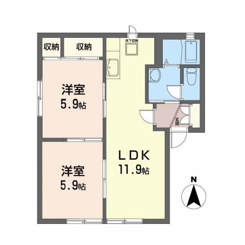 アーバネストＢ 101号-2