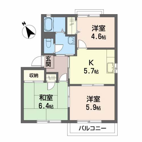 ルミエール大宮Ⅱ201-2