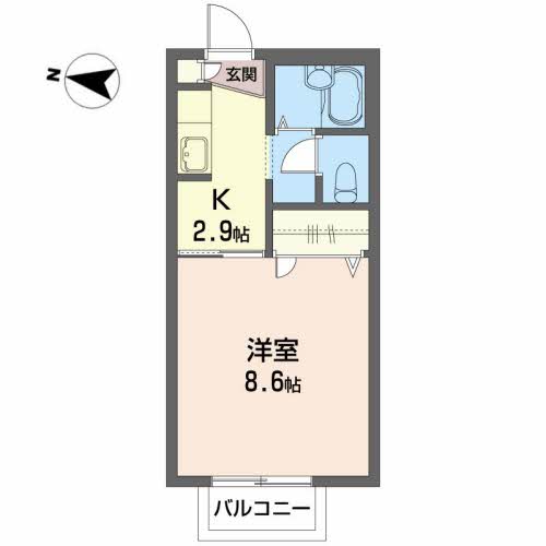 Ｋａｌｍｉａ　Ｐａｌａｃｅ　Ａ 205号-10